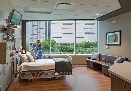 OhioHealth Riverside Methodist Hospital Neuroscience Center - Patient Room