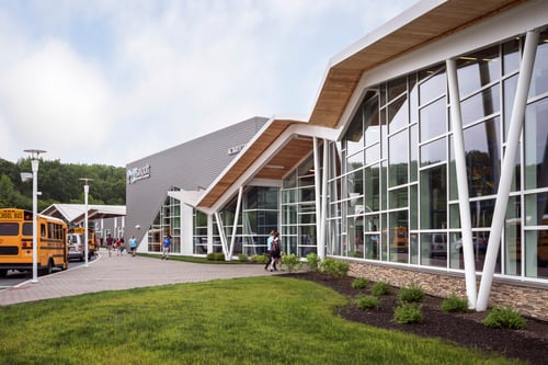 Bancroft Mount Laurel Campus use biophilic design